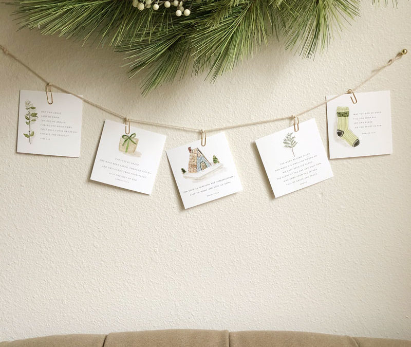 four ways to display Christmas Truth for Today cards
